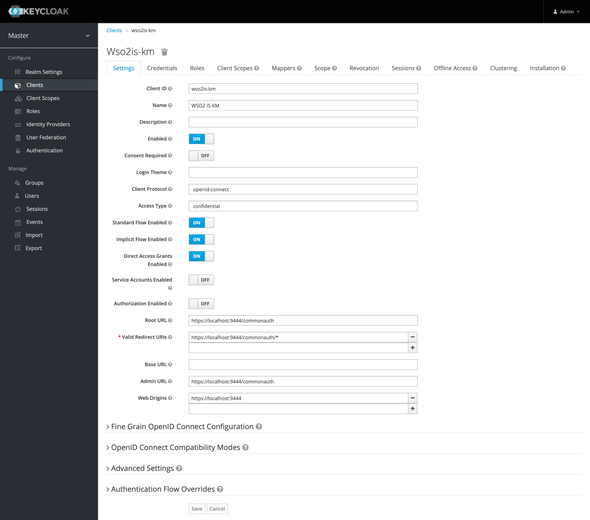 WSO2ISKM Configurations